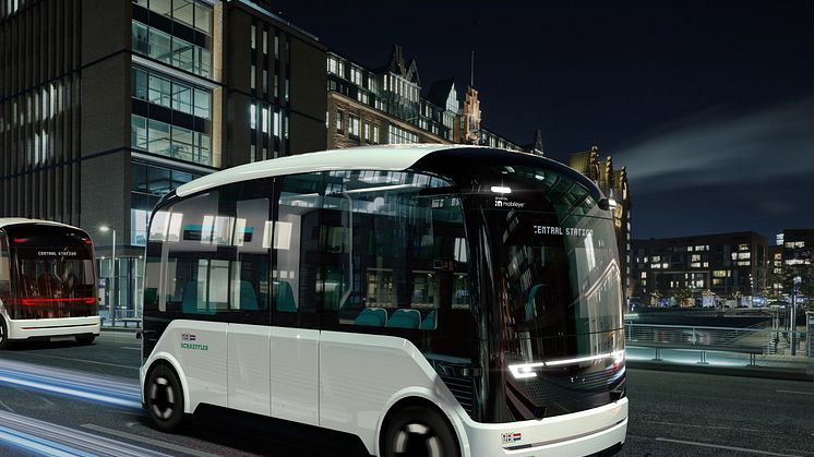 Impression of the autonomous driving shuttle vehicle that Schaeffler and VDL Groep plan to develop and produce together.  Photo: VDL Groep, Schaeffler