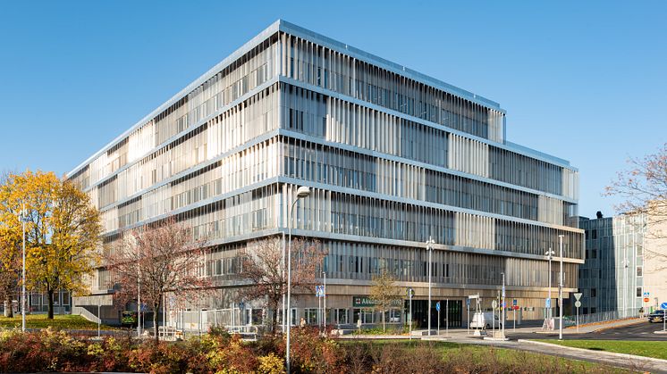 Förra året gick PLÅTPRISET till White arkitekter, för deras arbete med Nya akutvårdsbyggnaden vid Danderyds sjukhus.