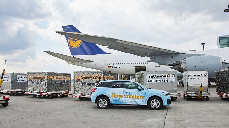 Lufthansa befördert Hilfsgüter nach Indien