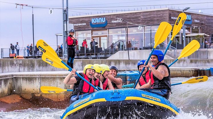 Wildwasser Rafting im Kanupark Markkleeberg - Foto: Kanupark Markkleeberg