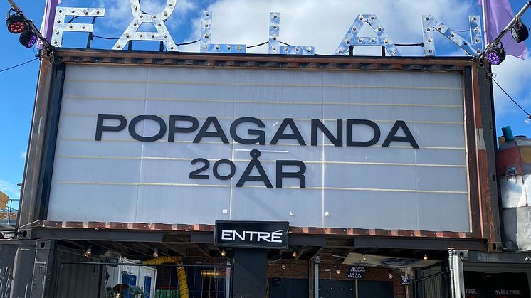 Snart öppnar 20-åringen Popaganda!