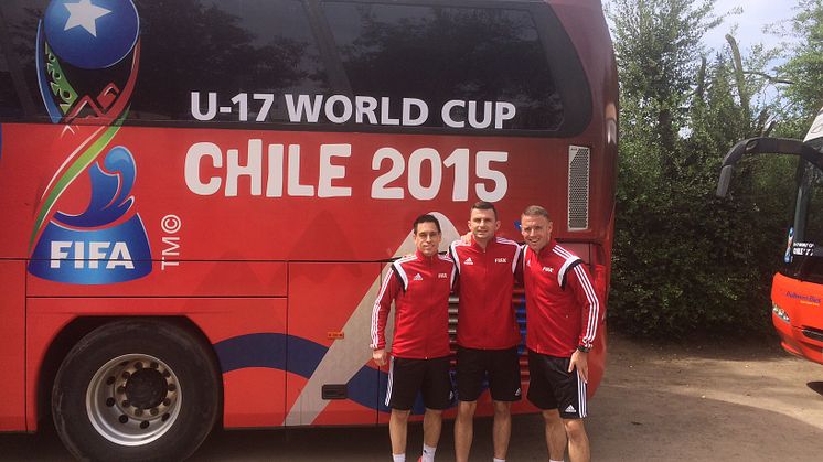 Gary Beswick (Left) and Michael Oliver (Middle)