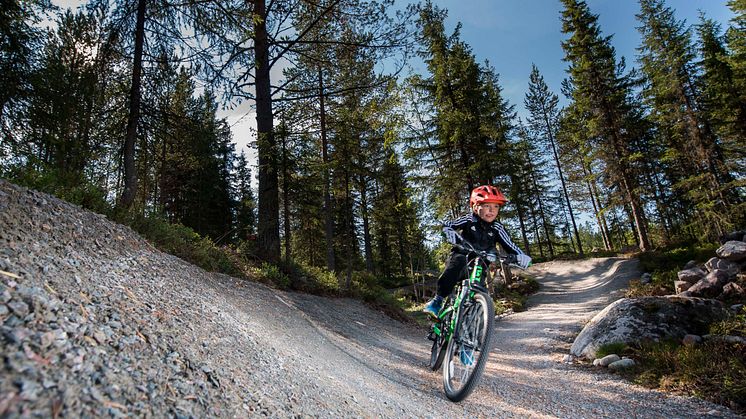 Test virtuell stisykling i Trysil Bike Arena