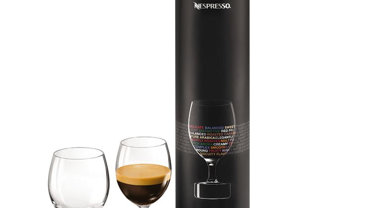 Riedel og Nespresso lanserer unike kaffeglass