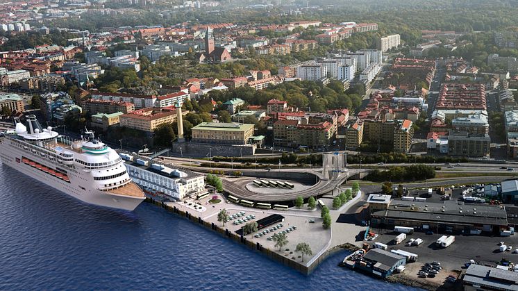 This historic quay is now being resurrected as a cruise reception centre under the name America Cruise Terminal.