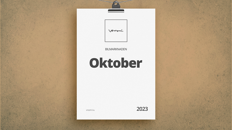 Bilmarknaden oktober 2023