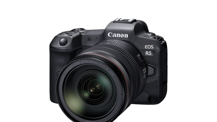 Canon meddelar att EOS R5 är under utveckling – en kompakt systemkamera i fullformat som bygger på det revolutionerande EOS R-systemet.