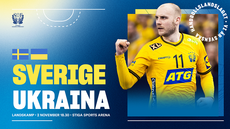 Sverige - Ukraina 2 november 2023, STIGA Sports Arena