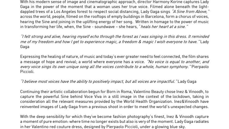 Valentino Beauty Voce Viva Campaign Announcement