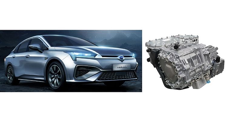 GAC NE's Super e-car Aion S and Nidec's Fully Integrated Traction Motor System (E-Axle)