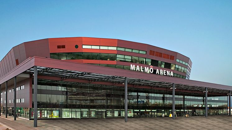 Malmö Arena platsen för världens första kollektiva LED-konstverk skapat av skånska elever