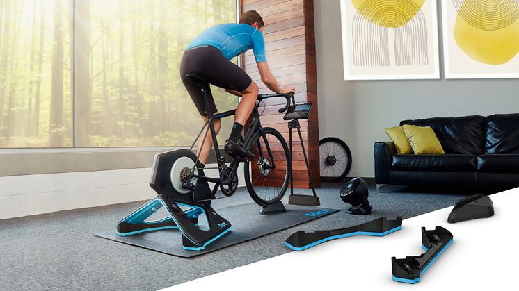 Mit den neuen Tacx NEO Motion Plates von Garmin fühlt sich das Indoor-Velofahren auf kompatiblen Tacx-Trainern noch natürlicher und dynamischer an.