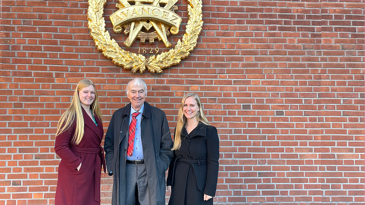 Från vänster: Esmée Berger, Bert-Inge Hogsved och Ida Ekmark.