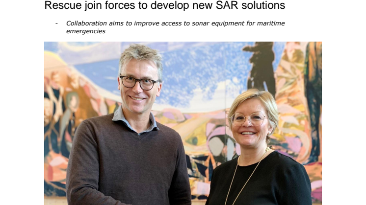 KONGSBERG and the Norwegian Society for Sea Rescue join forces to develop new SAR solutions