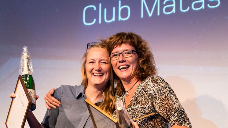 Gitte Blemings (t.v.) utviklingsjef og Anne Lene Hamann, COO og Sales & Marketing manager i Club Matas. FOTO: Philip Larsen