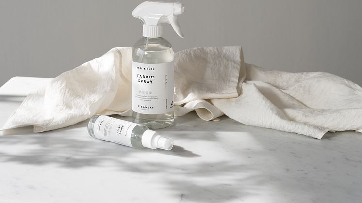 Nu lanserar Steamery en Fabric Spray