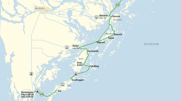 Pressinbjudan: Information om Waxholmsbolagets nya Nord/sydlinje