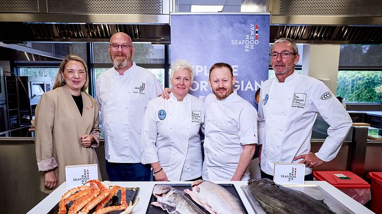 Seafood from Norway joins forces with Simon Hulstone to elevate the Young National Chef of the Year finalists at Mentor Day