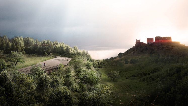 Arkitema vinder den prestigefulde konkurrence om et nyt “Besøgscenter Hammershus” på Bornholm