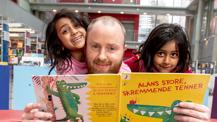 Deichman Bjørnholt er et av 20 Deichmanbiblioteker som er med på årets Lesefrøfestival.