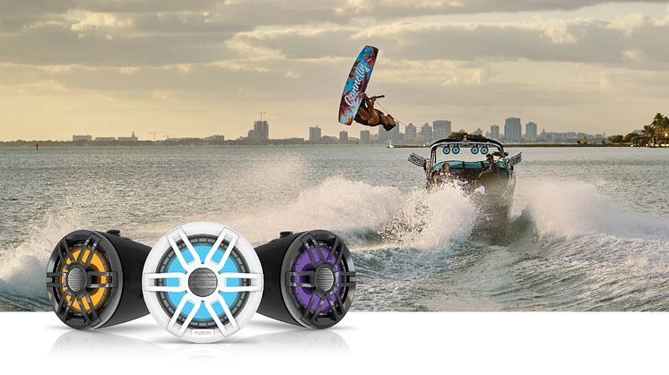 Garmin Wake Tower-høyttalere i Fusion XS-serien