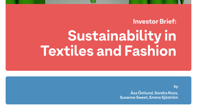  Ny rapport ger finansbranschen kunskap om en framtida hållbar modeindustri