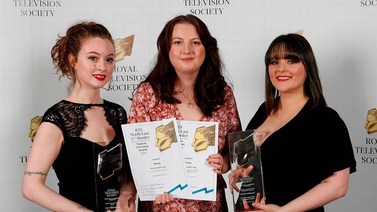 Northumbria graduates celebrate success at Royal Television Society Awards