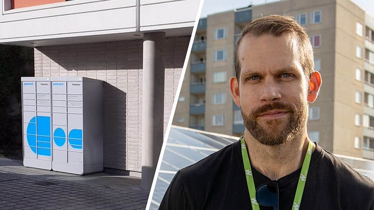 Mikael Hyltse först ut att pröva paketboxar på Willhem