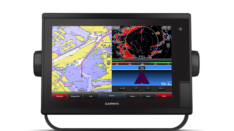 Garmin® presenterar nya GPSMAP® 1222/1222xsv Touch  sjökortsplotter/kombiinstrument