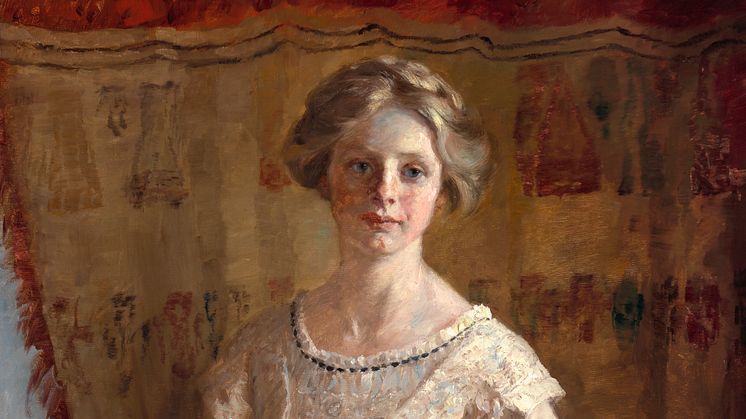 Det sidste værk, som P.S. Krøyer malede af sin datter Vibeke Krøyer, udbydes på auktion hos Bruun Rasmussen d. 1. juni i Bredgade.