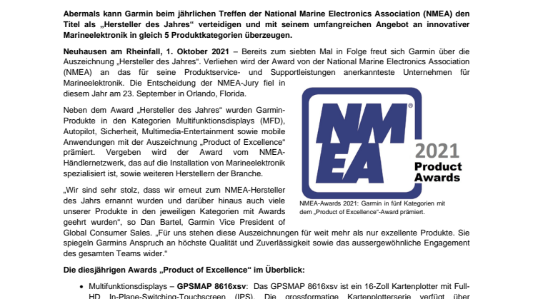 PM Garmin NMEA Awards 2021