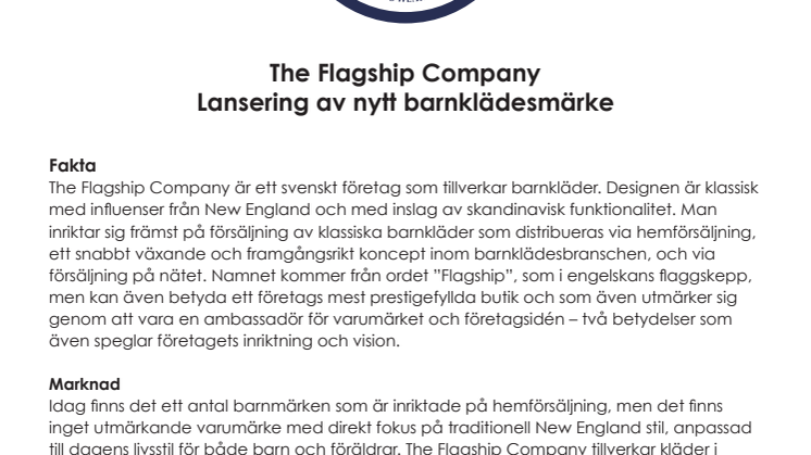 THE FLAGSHIP COMPANY LANSERING 20140301