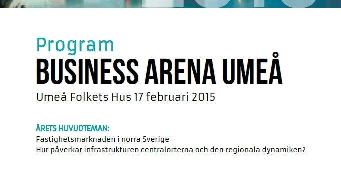 Se programmet för Business Arena Umeå