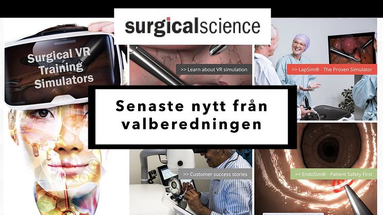 Valberedningens förslag till styrelseledamöter m. m. i Surgical Science Sweden AB