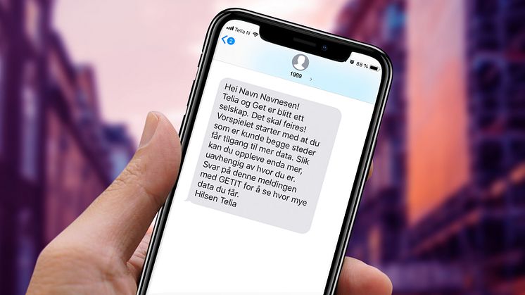 Mer i vente: Dagens nyhet er første steg på en reise som inkluderer flere fordeler for Telia og Get sine privatkunder.