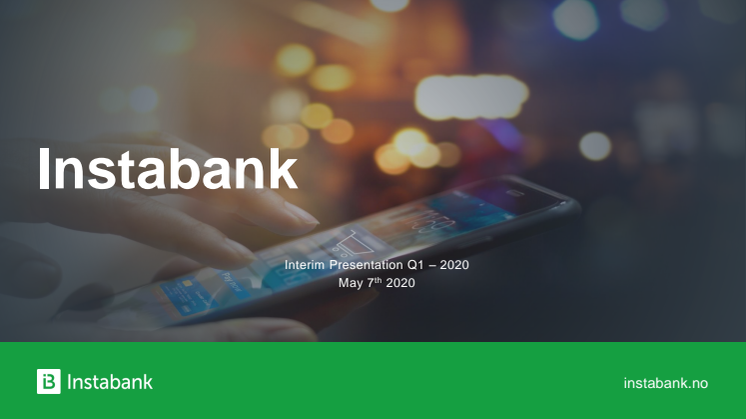 Instabank Investor Presentation – Q1 2020 (pdf)