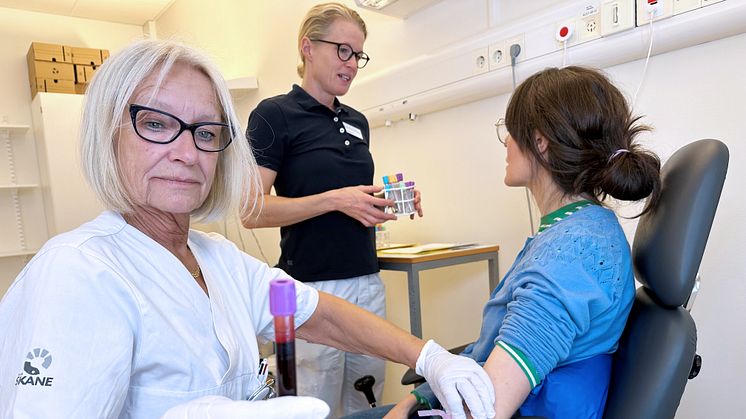 Carina Hansson, undersköterska, och Cecilia Kennbäck, forskningskoordinator, kommer att möta en del av de drygt 3 000 Malmöbor som kallas för att delta i Scapis 2.