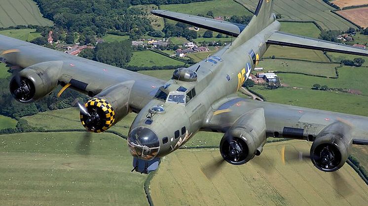 Det legendariske B-17 veteranbombefly ’Sally B’