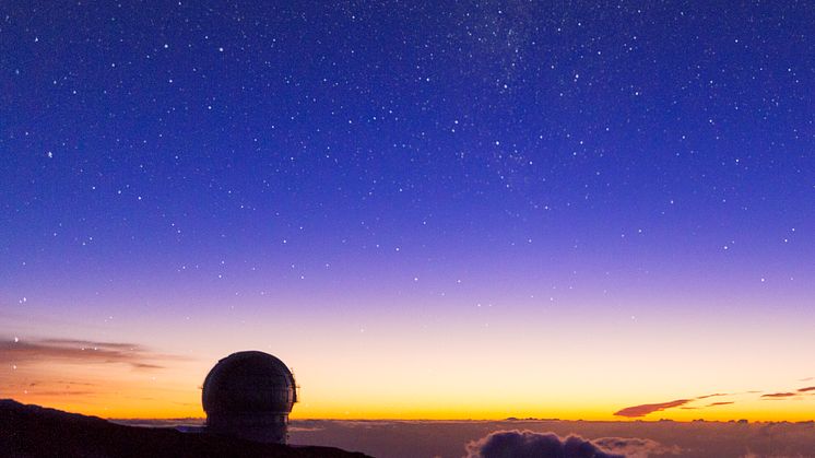 Mellan den 14–17 december faller stjärnorna i hundratals under meteorregnet Geminiderna. Foto: Canary Islands Tourism.