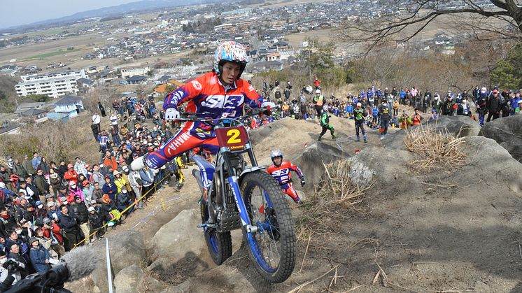 開幕戦で優勝した#2 黒山健一選手＆TYS250Fi