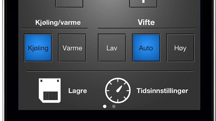 Nå kan varmepumpen styres med iPhone og iPad