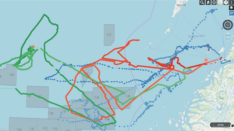 Glider prosjektet - rute 2018