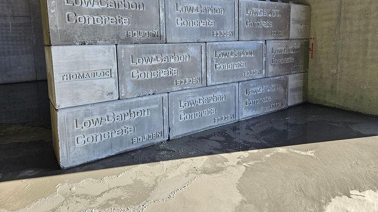 The prototype blocks were produced in Thomas Concrete Group's subsidiary Thomas Betong's plant in Lane-Ryr, Sweden. 
