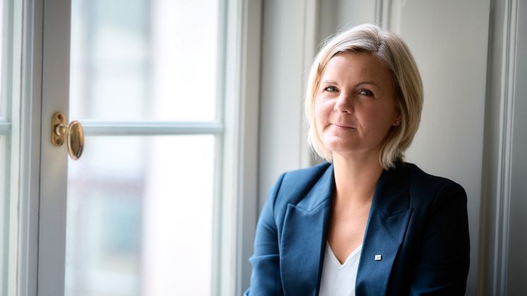 Melinda Lemke är hållbarhetsansvarig vid Glasbranschföreningen. Bild: Magnus Östh