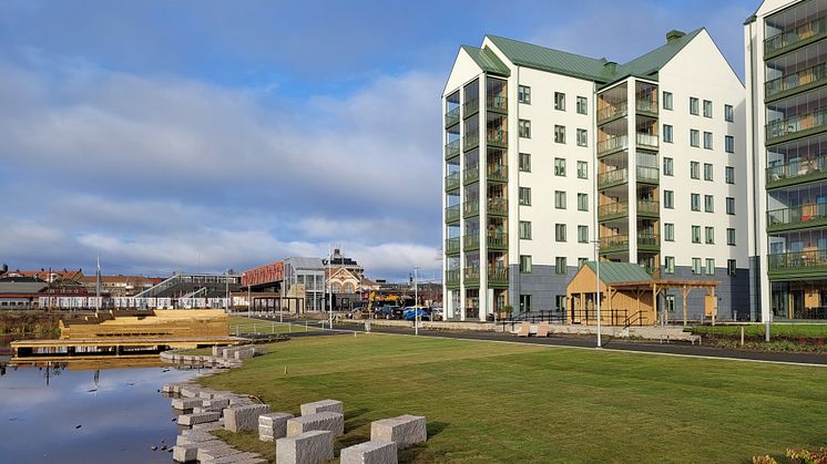 Pressinbjudan: Strandpromenaden vid Sjöparken i Alvesta är klar