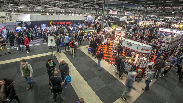 Senast Sportfiskemässan arrangerades på Stockholmsmässan var det stort intresse från besökarna. Foto: Stinger Productions