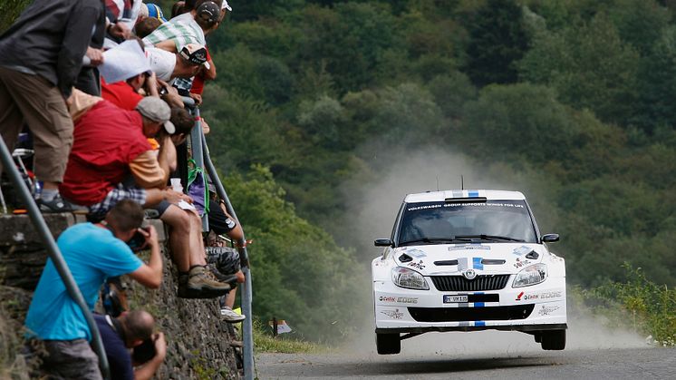 Lyckat test av Volkswagen i tyska WRC-rallyt