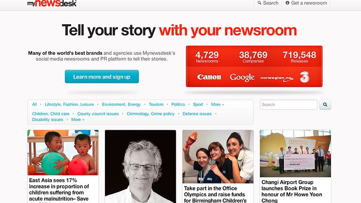 “Pinterest for PRs” - Mynewsdesk unleashes the visual power of brand stories