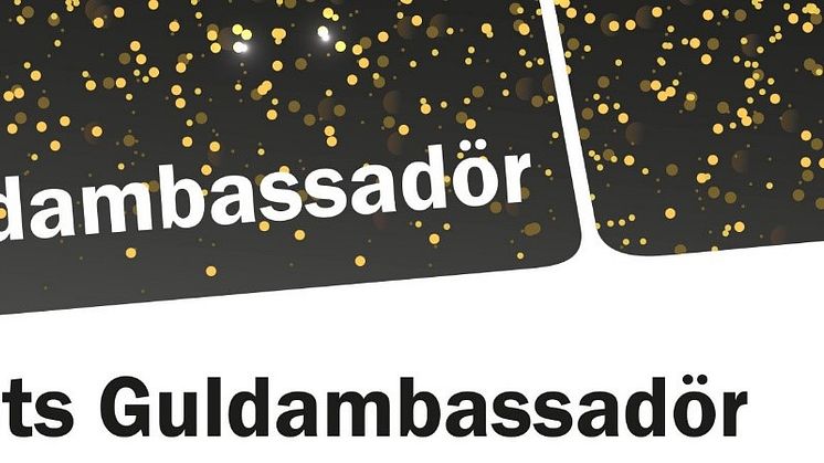 Årets guldambassadör tillkännages