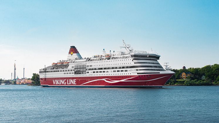 Viking Cinderella beger sig mot Helsingfors. Foto: Oliver Granö